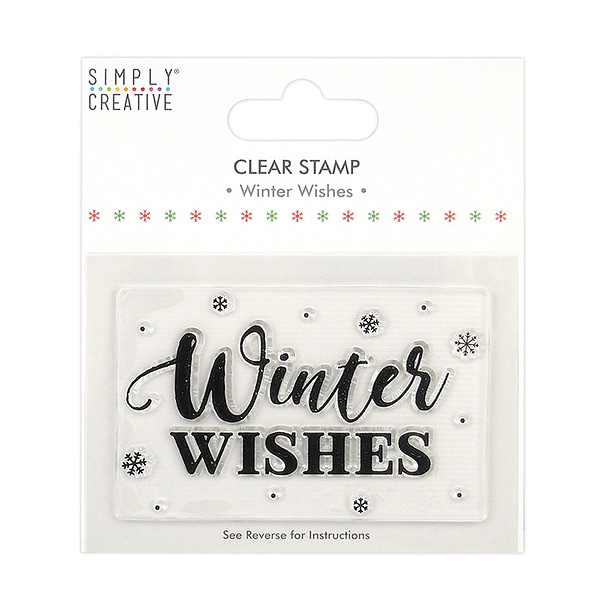 SCSTP036X20 Simply Creative Winter Wishes stamp