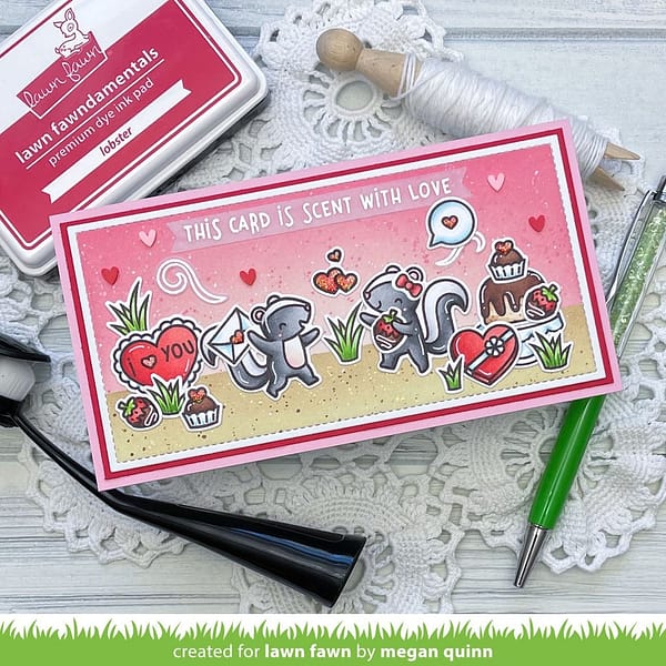 LF2726 lawn fawn scent with love clear stamps 2