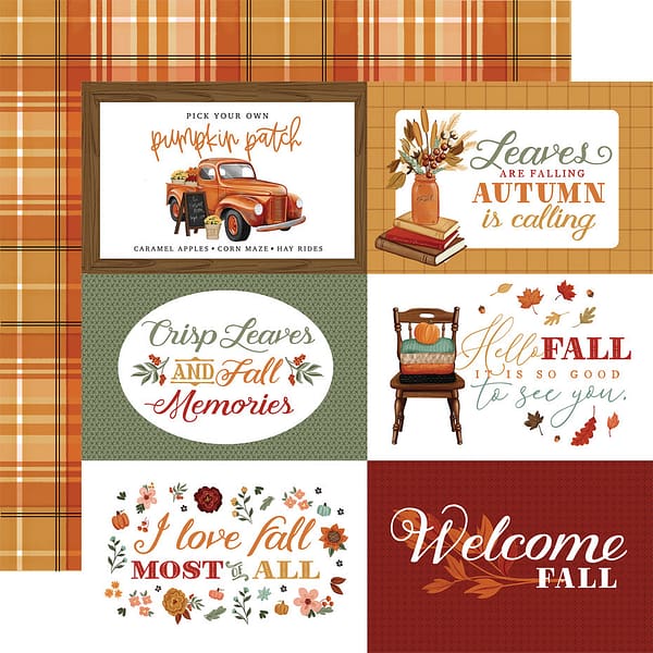 CBWF154016 carta bella welcome fall 12x12 inch collection kit 6
