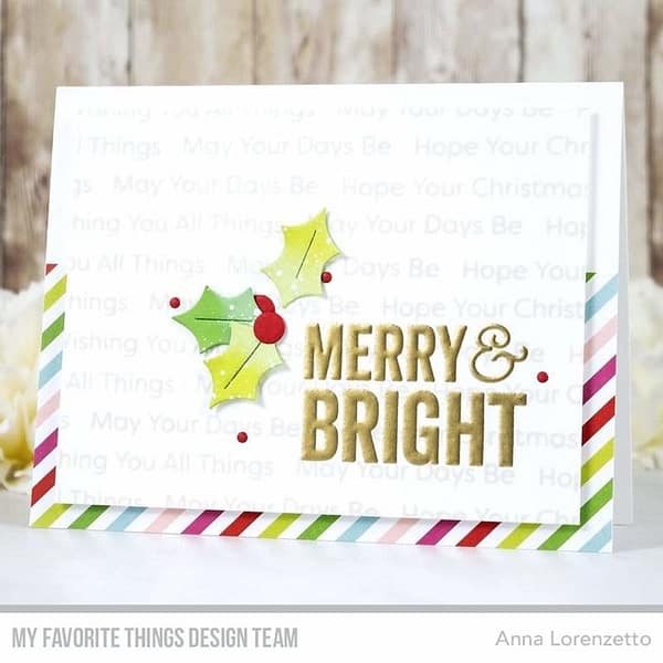 CS 506 my favorite things merry bright clear stamps 3