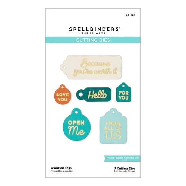 S3 427 Celebrate You Spellbinders Assorted Tags