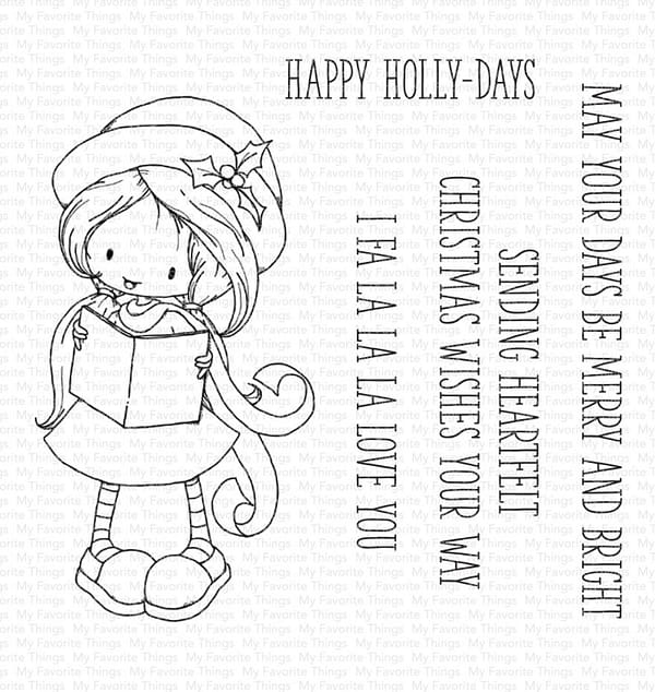 TI 021 my favorite things happy holly days clear stamps