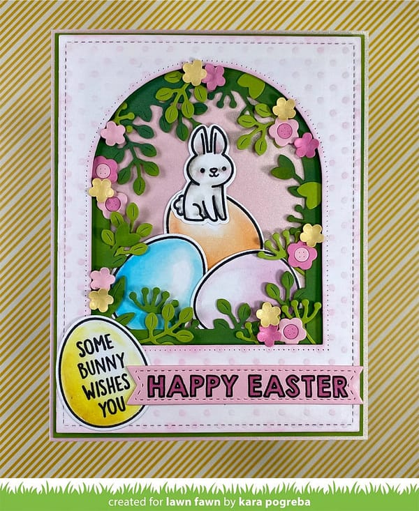 LF3079 lawn fawn eggstraordinary easter add on clear stamps 2