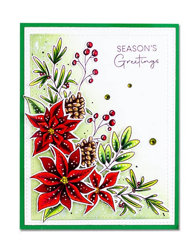 DBD 002 my favorite things pretty poinsettias clear stamps 3
