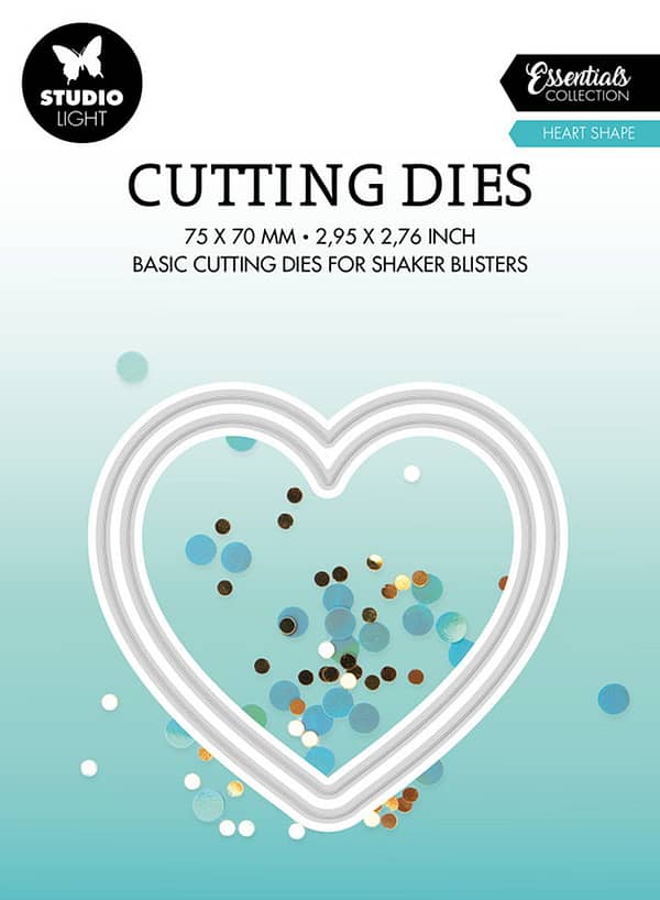 SL ES CD450 studio light heart shape essentials cutting dies
