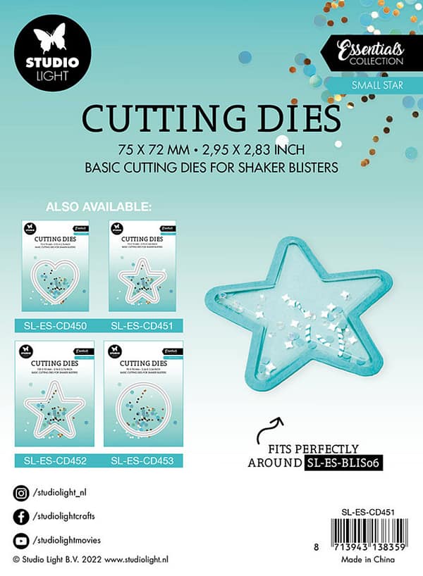 SL ES CD451 studio light small star essentials cutting dies 2