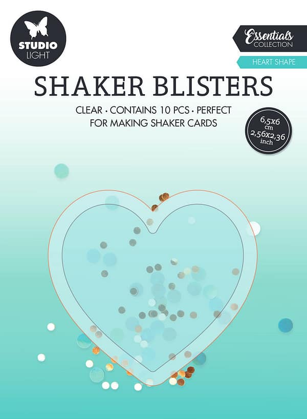SL ES BLIS05 studio light shaker blister heart shape 10pcs