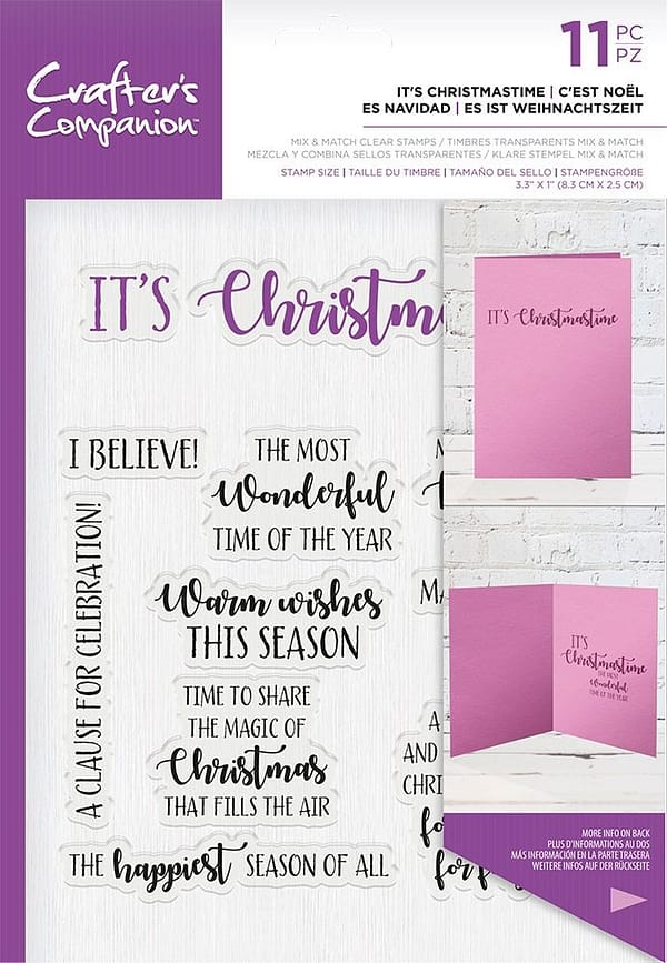 crafters companion sentiment verses clear stamps i