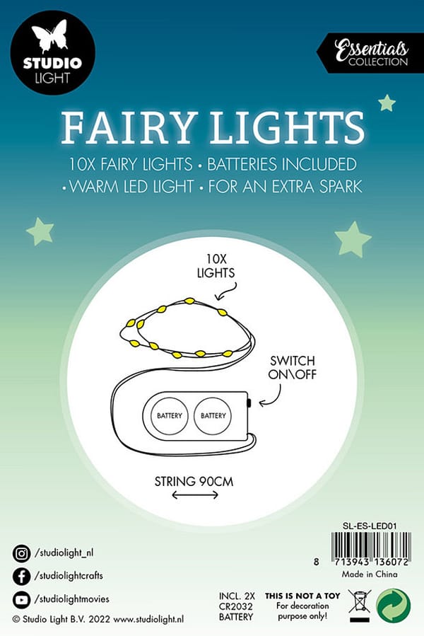 SL ES LED01 studio light fairy lights w batteries essential tool 10pcs 2